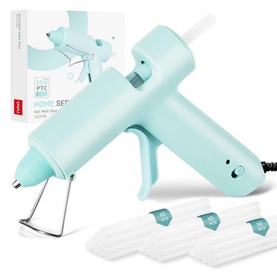 Hot Glue Gun, Mini Hot Glue Gun Kit with 30 Glue Sticks, Consistent Flow, Fas...