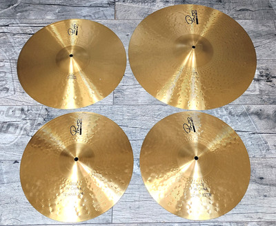Puro Level One Brass Beckensatz 14'' Hi-Hat, 16'' Crash, 20'' Ride  D   TOPDEAL 