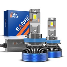 H11 LED Headlight Bulbs High/Low Beam 40000LM Super Bright Fog Light Bulb 6500K