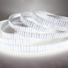 16.4Ft Super Bright Triple Row LED Strip Lights, Daylight White 6000K DC12V 1...