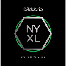 D'Addario NYXL Nickel Wound Single Electric Bass Guitar String .160 Gauge