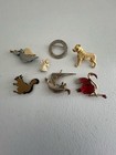 Lot Of 7 Brooches Pins Vintage - Look 👀 Nice