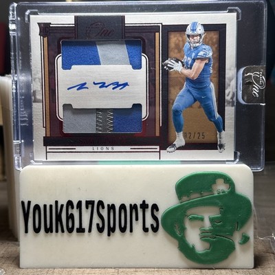 2023 Panini One Sam Laporta Rookie Dual Sick Patch Autograph RC Lions RPA /25 🍇