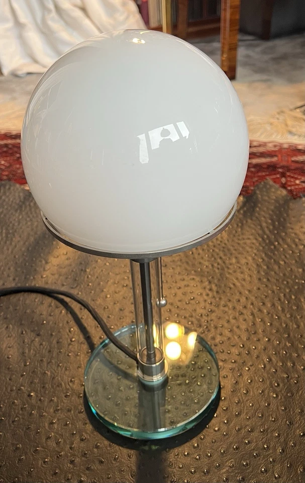 BAUHAUS WG24 WILHELM WAGENFELD TISCHLAMPE, TECNOLUMEN S.-Nr.: 14173, UVP 639 EUR - Bild 2 von 4