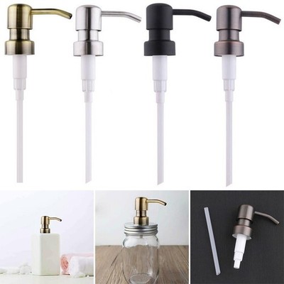 Metall DIY Seifenpumpe Liquid Lotion Dispenser Ersatzkopf Jar Tube Zubeh?r