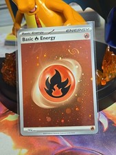 Basic Fire Energy 002- Pokemon 151 -HD Holo HD Swirl