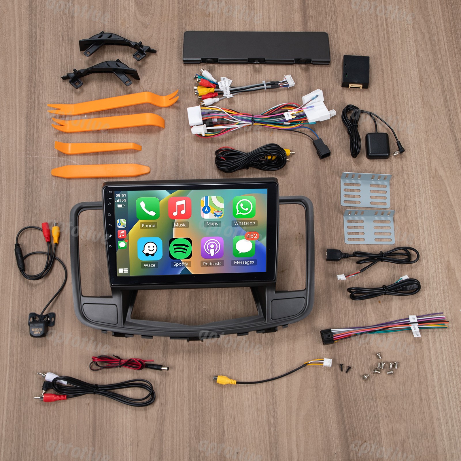 GPS Navi Car Stereo Radio For 2008-2013 Nissan Maxima Wireless Carplay Player