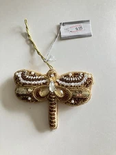 Ganz Beaded Hanging Dragonfly Decorative Hanging Ornament New With Tag