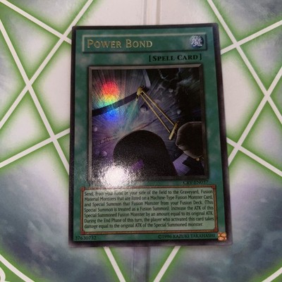 Power Bond CRV-DE037 Ultra Rare Unlimited EURO Light Play+ Yugioh
