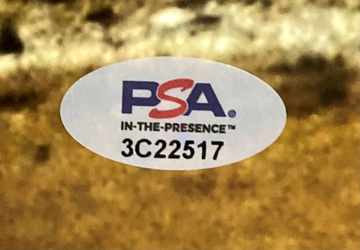 Jimmy Rollins Signed Framed 16x20 Philadelphia Phillies Batting Photo PSA Holo - Image 2 of 2