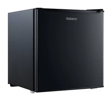 1.7 Cu ft One-Door Mini Refrigerator, Black, New