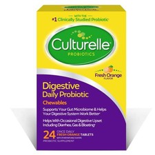 08/2026 Culturelle Digestive Health Daily Probiotic Chewables, Probiotic For Men