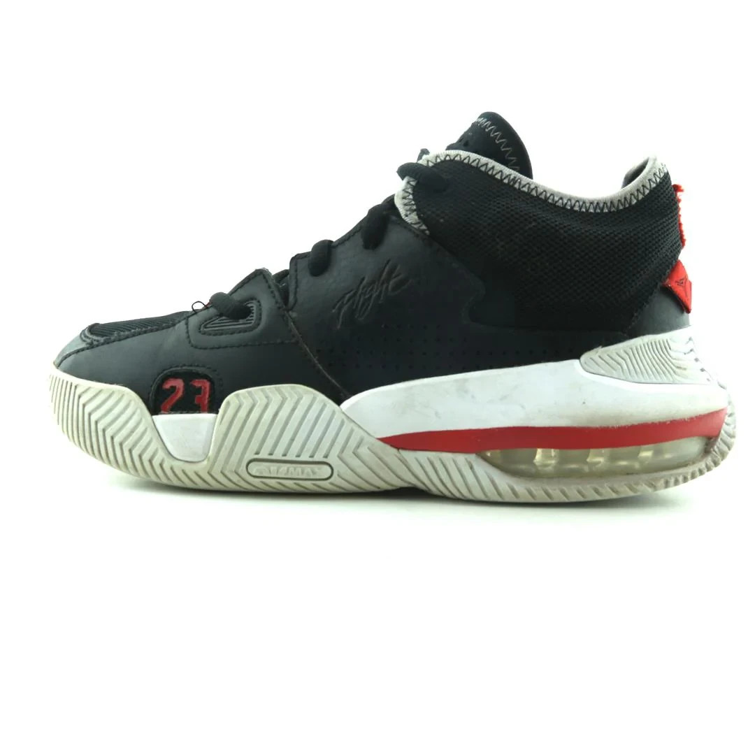 Nike Jordan Stay Loyal 2 sneakers featuring a black and white USA 6