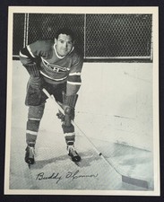 1945-1954 - QUAKER OATS PHOTO - BUDDY O'CONNOR - MONTREAL CANADIENS - ORIGINAL