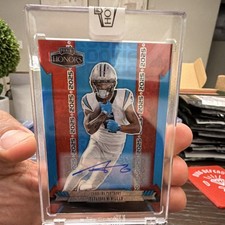 Panini 2025 Honors Tetairoa McMillan Rookie Auto #1 Carolina Panthers /35