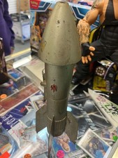 Vintage Rocket Bank Berzac Creation 1957 Astro Manufacturing Detroit Cast Metal