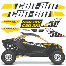 UTV Graphics Decals Stickers for Can-Am Maverick R XRS - 2UP