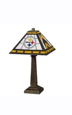 NFL Pittsburgh Steelers Mission Tiffany Desk Lamp    NFL-PST-290