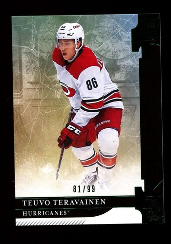 2019-20 Upper Deck Artifacts Emerald #54 Teuvo Teravainen Hurricanes /99