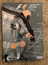 Formel 1 Programmheft. Signiert Hockenheim 2002, Trulli Frenzen.