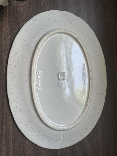 Plato colorido Eat More Fish taza de café de pescado de 12 pulgadas y listo - Imagen 3 de 5