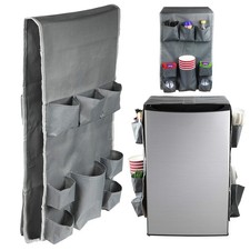 Design – Dorm and office Double Over the Fridge Caddy Organizer, 11 Pocket St...