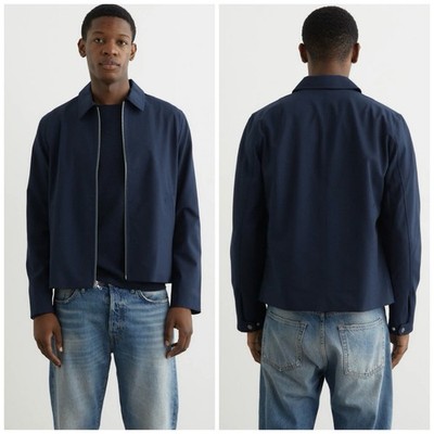 NWT Rag & Bone $648 Men's Melrose Wool Twill Jacket In Ombre (Navy) Size: Large
