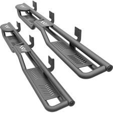 Two Raised Steps SuperCab Running Boards Compatible with 1999-2016 Ford F250