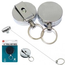 Heavy Duty Retractable Reel Badge Holder Belt Clip