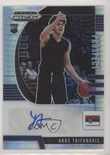 2020-21 Panini Prizm Draft Picks Prospect Hyper Uros Trifunovic #PA-UT Auto 2r7