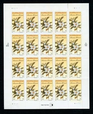 US Scott 3314 John and William Bartram Botanists Pane of 20  Mint 