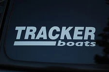 Tracker Fishing Boats Vinyl sticker Decal (V73) Ocean Fish Tuna Bass Angler Car