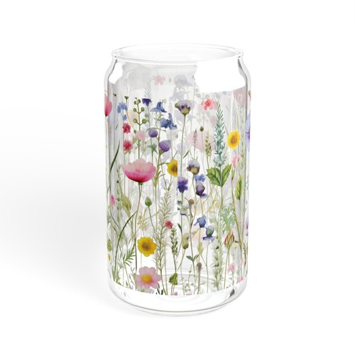 16 oz Libbey Glass Wildflowers: Unique Gift for Mom - Stunning Glassware - Picture 9 of 10