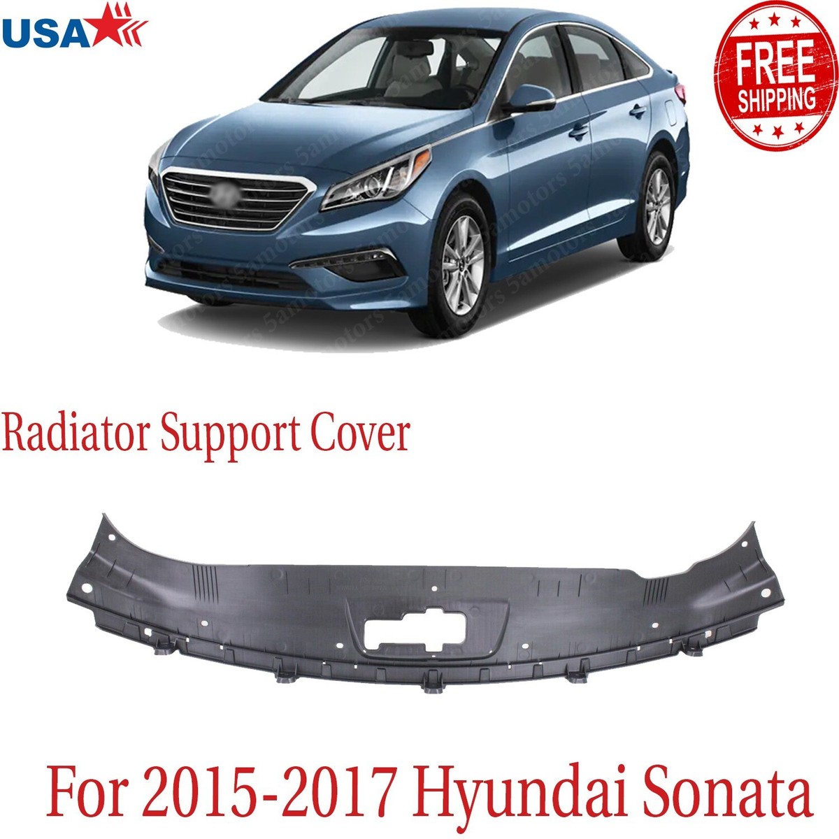OEM NEW HYUNDAI 2018-2019 Sonata Radiator Grille Upper Cover 86361-C2AA0