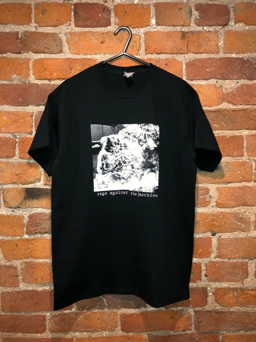 RAGE AGAINST THE MACHINE T-Shirt (Rock Retro Vintage) Unisex Ladies Mens (Black)