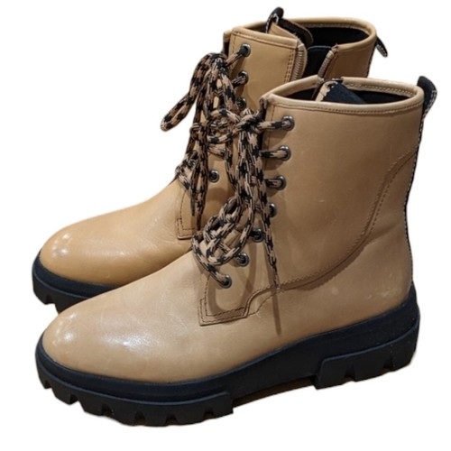 Franco Sarto Women's Robbie Ankle Lace up Combat Boot in Camel Size 7M - Picture 6 of 8