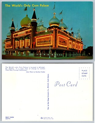 Corn Palace Mitchell South Dakota SD Postcard