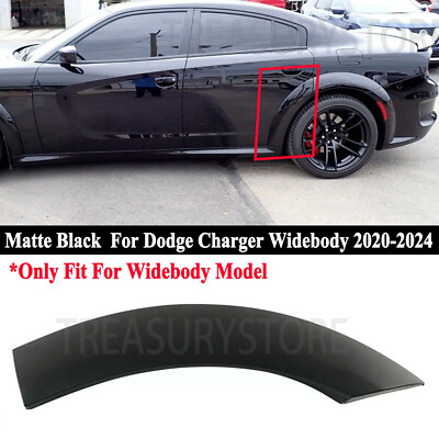 For Dodge Charger Widebody 20-24 Matte Rear Left Door Side Fender Flare Molding