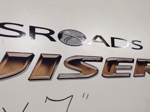 CROSSROADS 2011 CRUISER RV SIDE/REAR LOGO DECAL 51x7 CAMPER MOTORHOME 145751-01 - Foto 3 di 3