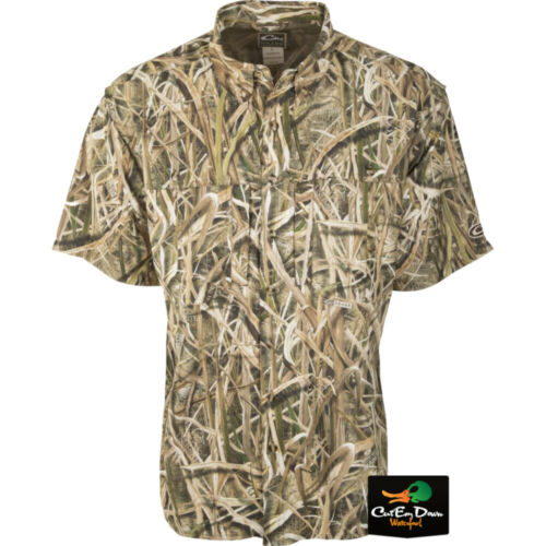 DRAKE WATERFOWL SYSTEMS EST CAMO WINGSHOOTER'S SHIRT SHORT SLEEVE - Picture 3 of 7