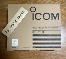 ICOM IC-T10 Numeric Keypad Type 144 430MHz Dual Band 5W FM Transceiver Black New