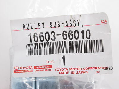 Genuine OEM Toyota Lexus 16603-66010 Drive Belt Idler Pulley 93-97