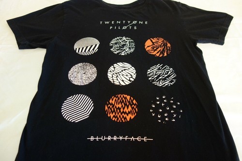 Twenty One Pilots Band T Shirt Large Single Sided Blurryface | eBay