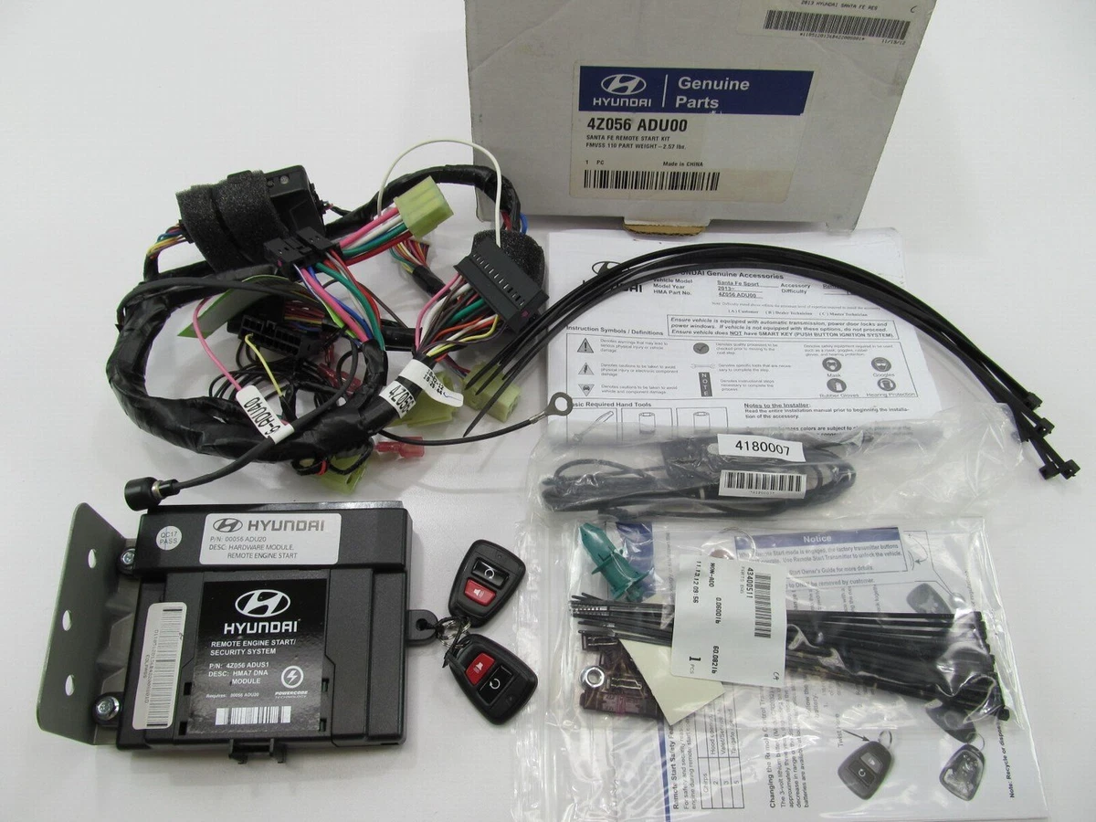 2014 hyundai santa sale fe remote start