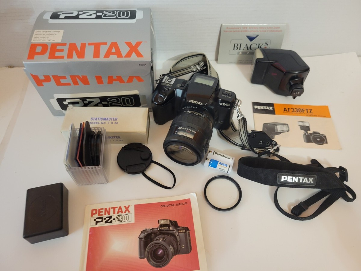 Pentax PZ-20 35mm Film SLR Camera w/ Pentax 28-80mm Power Zoom