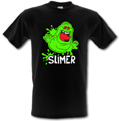 SLIMER Ghostbusters Kinder T-Shirt Fruit of the Loom All AGES