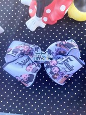 The Addams Family Large hair bow clip