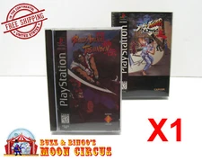 1x PLAYSTATION ONE PS1 TALL BOX GAME CLEAR PROTECTIVE BOX PROTECTOR SLEEVE CASE 
