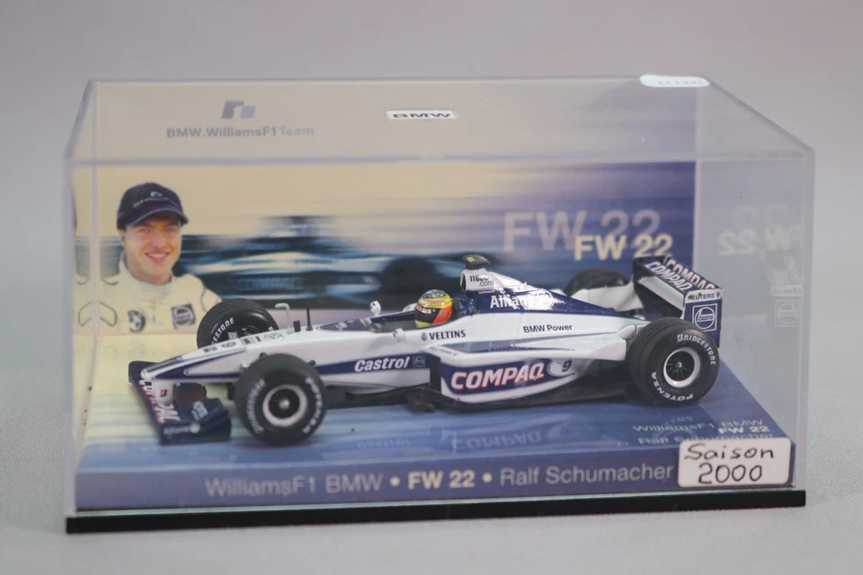 LL1241 MINICHAMPS BMW Williams F1 Team 1/43 1:43 9 BMW FW22 Ralf Schumacher 2000 - Photo 3/4