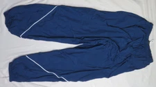 JWOD SKILCRAFT LARGE LONG NAVY BLUE MESH LINED WIND JOGGERS PANTS AF PTU VTG '03